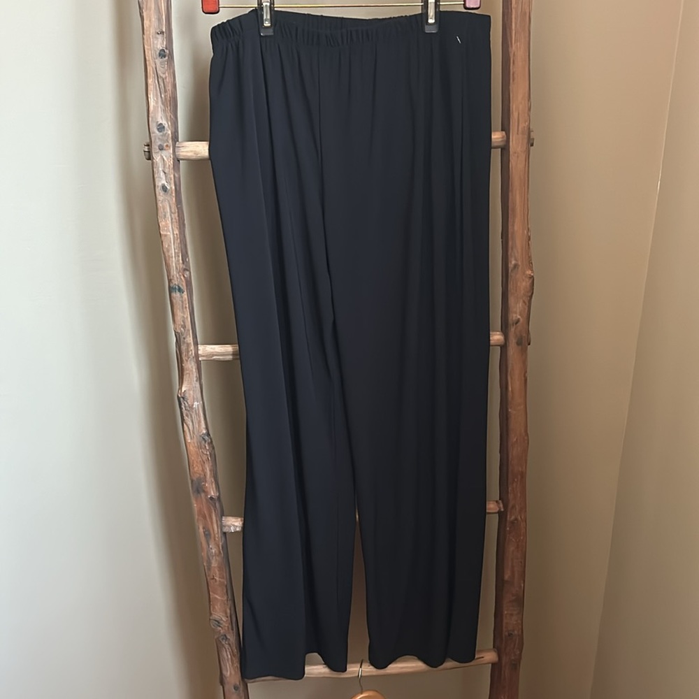 IC By Conniek Women's Black Slacks Made In The USA Size XL